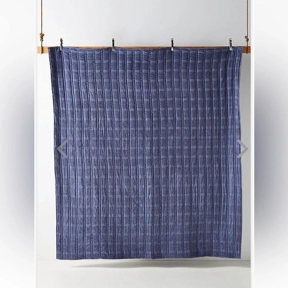 New Anthropologie Paulette Chenille Quilt Queen plus 2 shams